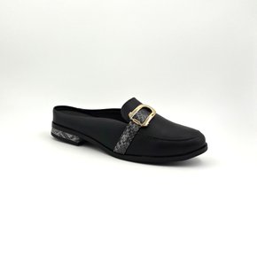 Mule Modare Preto Ultra Comforto com Fivela 7338.103