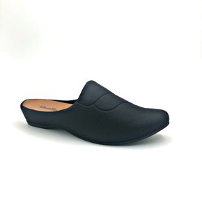 Mule Usaflex Preto Tecido Elástico AC0908