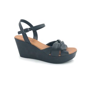 Sandália Anabela Renata Mello Preta 7655.58580