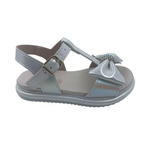 Sandália Bebê Menina Papete Mini Sua Cia Branca 00728