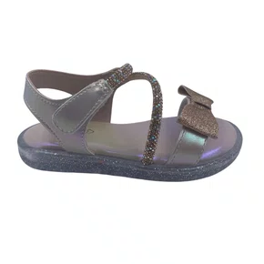 Sandália Bebê Menina Pisca-Pisca Mini Sua Cia Rosa 00712