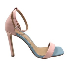 Sandália Bottero Social Couro Salto Fino Rosa 342701