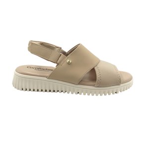 Sandália Comfortflex Total Care Calce Fácil Nude 2449401