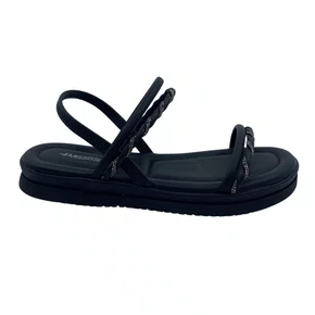 Sandália Flatform Mississipi Calce Fácil Preta 171