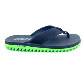 Sandália Kenner Kivah Cush Preta com Verde