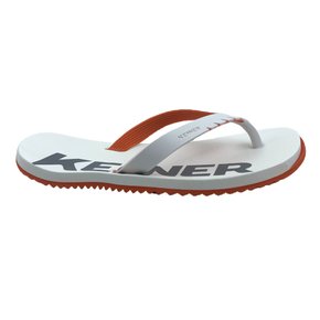 Sandália Kenner Masculina Red Branca com Laranja