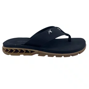 Sandália Masculina Kenner Rakka Preta com Marrom