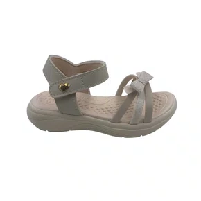 Sandália Menina Anatômica com Brinquedo Kidy Bege 1921079