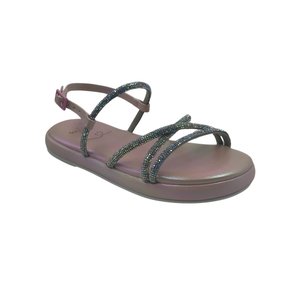 Sandália Mini Sua Cia Rosa com Strass 913551715