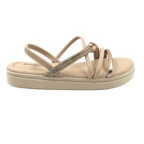 Sandália Mississipi Flatform Calce Fácil Bege 512