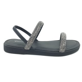 Sandália Mississipi FlatForm Calce Fácil Preta 462