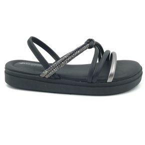 Sandália Mississipi Flatform Calce Fácil Preta 512