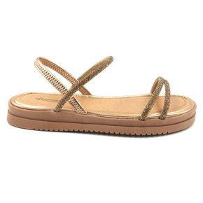 Sandália Mississipi Flatform Calce Fácil Rosê Gold 715