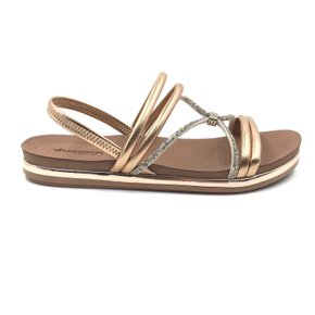 Sandália Mississipi Papete Calce Fácil Rosê Gold 762