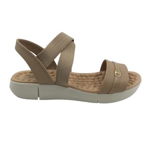 Sandália Modare Anabela Palminha Massageadora Bege 7142102