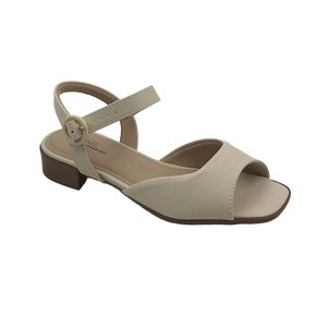 Sandália Modare Creme Salto Baixo 7169107