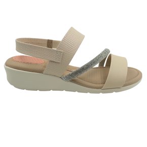 Sandália Modare Ultraconforto Calce Fácil Creme 7190101