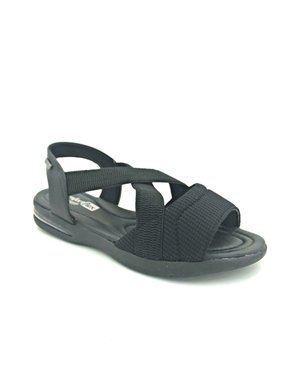 Sandália Papete Comfortflex Preta Amortecedor 2066404