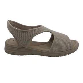 Sandália Papete Joanete Comfortflex Bege 2551302