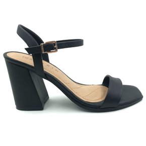 Sandália Ramarim Salto Bloco Preta 2241201