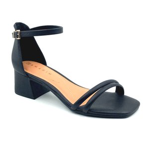 Sandália Ramarim Salto Bloco Preta 2330201
