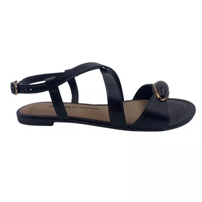 Sandália Rasteira Dakota com Enfeite Marrom 9644