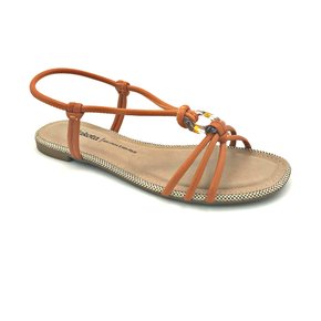 Sandália Rasteira Dakota Laranja 6931