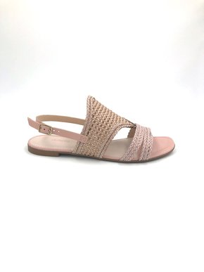 Sandália Rasteira Dakota Rosê Trançada 5493
