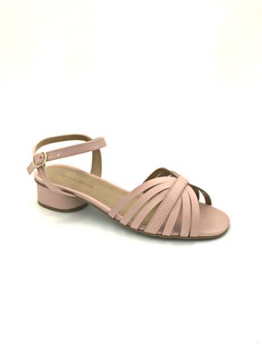 Sandália Renata Mello Tiras Rosê Salto Baixo 62721