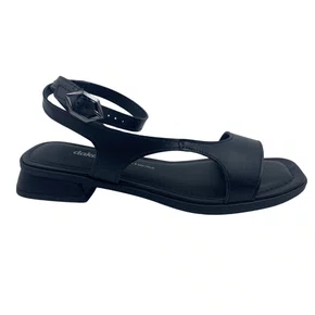 Sandália Salto Baixo Bloco Dakota Preta 8873