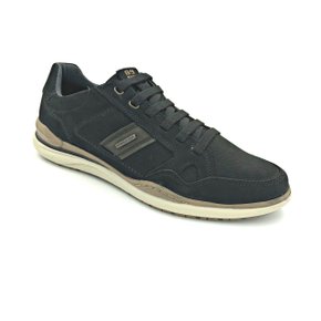 Sapatênis Masculino Pegada Couro Nobuck Preto 119103