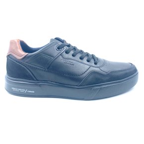 Sapatênis Pegada Casual Couro Preto 111903