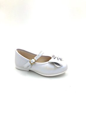Sapatilha Menina Bebê Kidy Branca Perolizada Laço 0150310