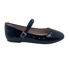 Sapatilha Mini Sua Cia Verniz Boneca Preta 52011