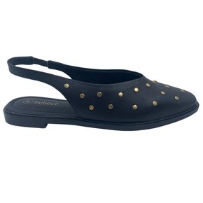 Sapato Bebecê Slingback com Spikes Preto 1118097