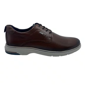 Sapato Casual Pegada Couro com Elástico Marrom 127304