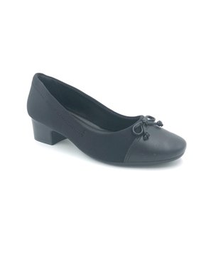 Sapato Comfortflex Elástico Preto Joanete 2086302