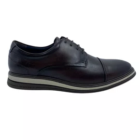 Sapato Democrata Couro Casual com Cadarço Marrom 298202
