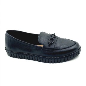 Sapato Mocassim Bottero Couro Preto 354302