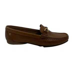 Sapato Mocassim Feminino Couro Andacco Marrom 45029