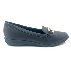 Sapato Modare Mocassim com Fivela Preto 7393103
