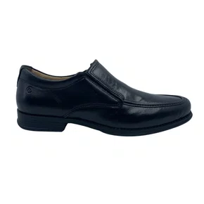 Sapato Pegada Amortech 123464 Couro Social Preto