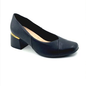 Sapato Piccadilly Salto Baixo Preto 748014