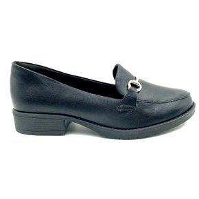 Sapato Piccadilly Mocassim com Enfeite Preto 653001
