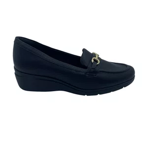 Sapato Piccadilly Mocassim Maxi Preto 117126
