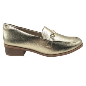 Sapato Ramarim Mocassim com Corrente Dourado 2416101