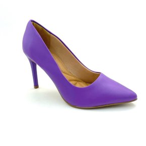 Sapato Scarpin Renata Mello Ametista Bico Fino Salto 55277