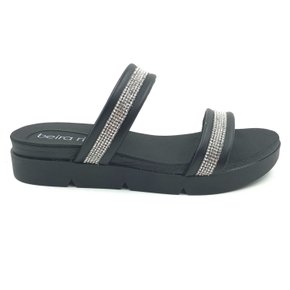 Tamanco Beira Rio Papete com Brilho Preta 8387536