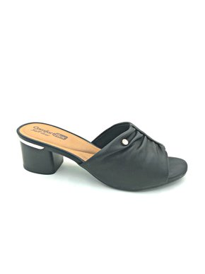 Tamanco Comfortflex Preto Salto Grosso 2052401