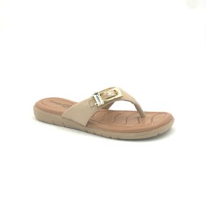 Tamanco Comfortflex Verniz Baunilha 1980401